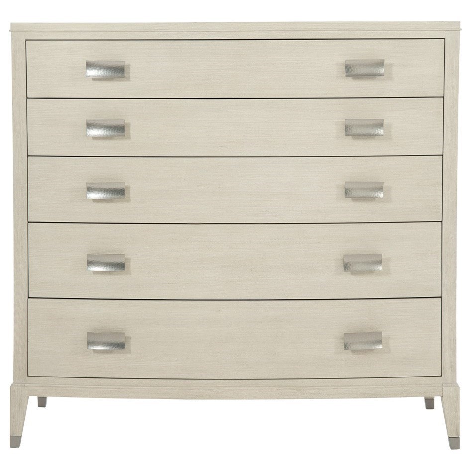 Bernhardt East Hampton 395118 Transitional 5Drawer Chest with Bowed